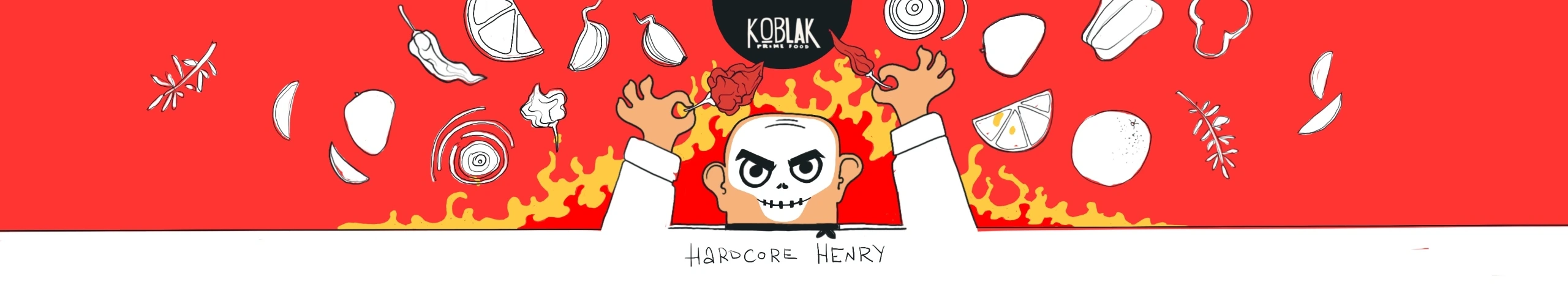 Szkic etykiety Koblak — Hardcore Henry 2