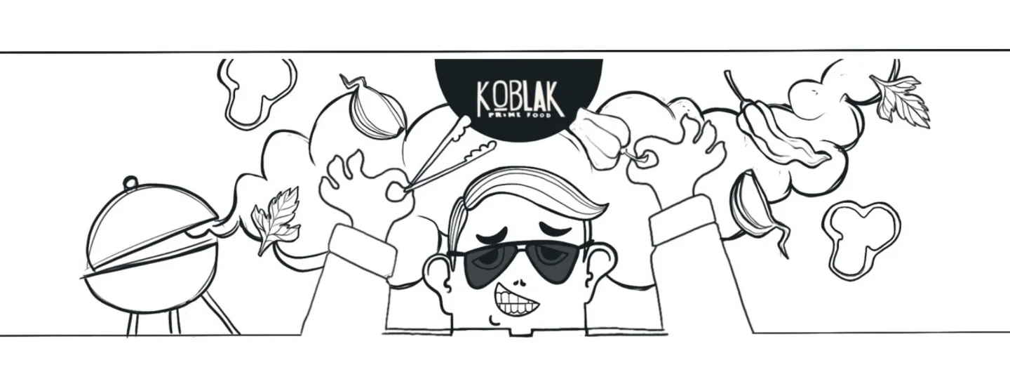 Szkic etykiety Koblak — Hardcore Henry 6