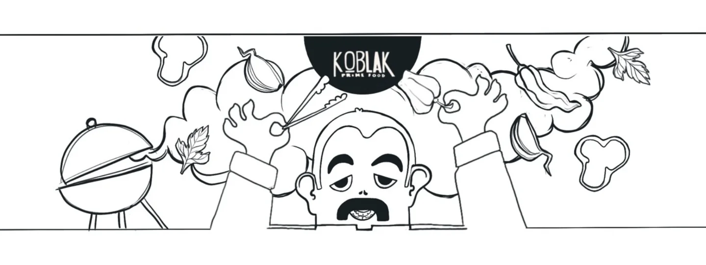 Szkic etykiety Koblak — Hardcore Henry 8
